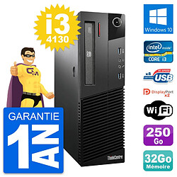 PC Lenovo ThinkCentre M93p SFF i3-4130 RAM 32Go Disque 250Go Windows 10 Wifi - Occasion