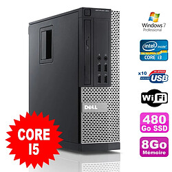 PC Dell Optiplex 990 SFF I5-2400 3.1GHz 8Go Disque 480Go SSD DVD Wifi W7 - Occasion