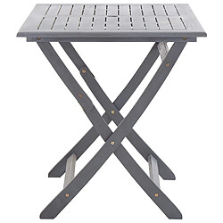 Avis vidaXL Ensemble à manger de jardin 7 pcs Bois d'acacia massif Gris