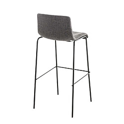 Acheter Non Tabouret de bar Hoover tissu 4 pieds structure noir