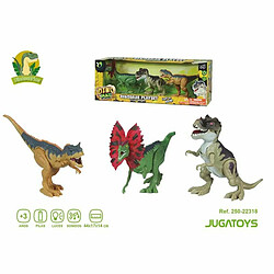 BigBuy Fun Set Dinosaures Son Lumières 3 Pièces