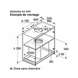 Avis Hotte box intégrée 60cm 460m3/h noir - d65xam2s0 - NEFF