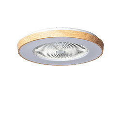 Avis Ledkia Ventilateur de Plafond Silencieux Dhalia Bois 58cm Moteur DC Brun clair