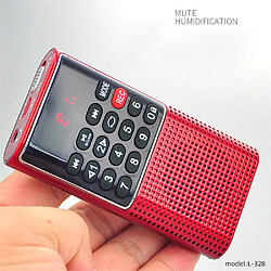 Universal Radio portable portable numérique FM USB TF lecteur MP3 récepteur radio DC 5V 0.5A haut-parleur avec magnétophone