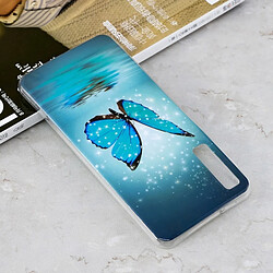 Avis Wewoo Coque Étui de protection TPU antichoc motif lumineux papillon pour Galaxy A7 (2018)