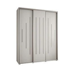 Abiks Meble Armoire Davos 12 À Portes Coulissantes 235,2/190/60 3 Portes