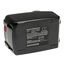 vhbw Batterie compatible avec Metabo BS 18 602207530, BS 18 602207840, BS 18 L, BS 18 L BL outil électrique (6000mAh Li-ion 18 V)