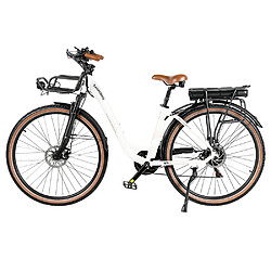 SAMEBIKE RS-A07 Vélo électrique , moteur 500 W, batterie 36 V 13 Ah, pneu 28 x 1,95 pouces, vitesse maximale de 35 km/h, autonomie maximale de 80 km, triple suspension, freins à disque mécaniques, Shimano 7 vitesses