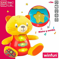 Avis Peluche sonore Winfun Chat 16 x 17,5 x 10,5 cm (6 Unités)