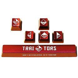 Keycaps Traitors "Classic" - Set de 6 touches premium avec peinture perlescente