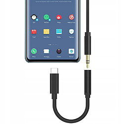 GUPBOO Adaptateur Mi 11 Noir USB-C vers Jack 3,5 mm,JL2116