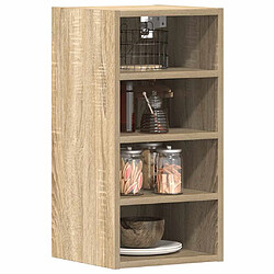 vidaXL Armoire suspendue chêne sonoma 30x29,5x60 cm bois d'ingénierie