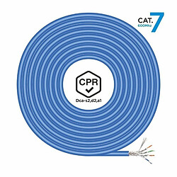 Avis Câble Réseau Rigide FTP 7ème Catégorie Aisens AWG23 Bleu 500 m