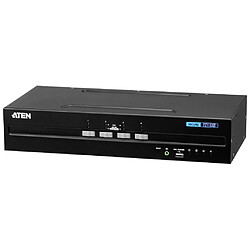 ATEN CS1144D, commutateur KVM sécurisé, 4 ports, double affichage DVI, USB, audio