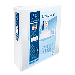 EXACOMPTA Classeur personnalisable Kreacover, A4 Maxi, blanc ()