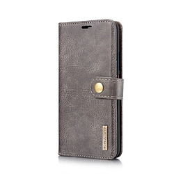 Wewoo Housse Coque Etui en cuir Crazy Horse Texture Flip détachable magnétique pour HuMate 20 Pro, avec support et fentes pour cartes porte-monnaie (Gris)