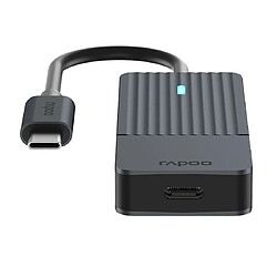 Rapoo Hama USB-C Hub USB-C auf USB-C, grau pas cher