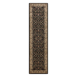 RUGSX Tapis, le tapis de couloir ROYAL ADR modèle 1745 noir - l'antichambre, le couloir 70x300 cm