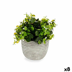 Ibergarden Plante décorative Fleurs Plastique 20 x 20,5 x 20 cm (8 Unités)