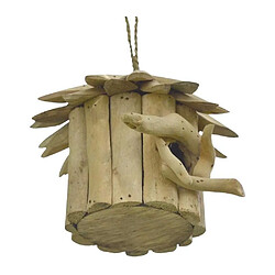 Avis Artxlight Nichoir rond en bois d'albésia 20 x 18 cm.