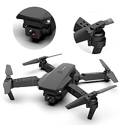 Universal E88 4K HD Dual Camera Drone avec 2.4G stabilisateur cardan 6 axes télécommandé Quadcopter WiFi FPV raccordement drone pliable (2CAM-4K-3B)