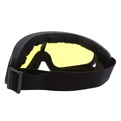 Acheter Lunettes De Sport Sports Lunettes Avec Lentille Jaune Pour Moto ATV Dirt Bike