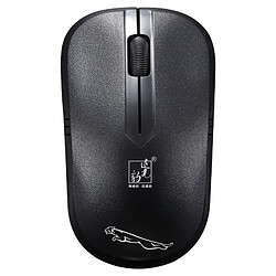 Wewoo Souris sans fil noir pour Ordinateur Portable, PC, Distance Sans Fil: 15m 2.4GHz 1600 DPI Professionnel Sans Optique Commerciale Mute Silent Click Mini Silencieux