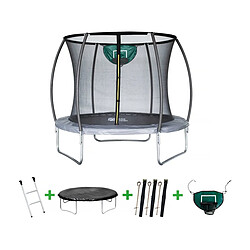 Habitat Et Jardin Trampoline prestige jumper 2,44 m et panier basket