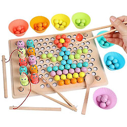 Universal Jouets pour enfants Entraînement main cerveau pour jouets en bois Pince perles Puzzle board Jeux mathématiques Bébé Early Toys