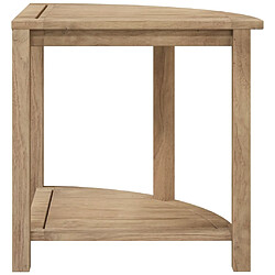 Avis vidaXL Table d'appoint de salle de bain 45x45x45cm bois de teck solide