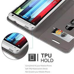 Acheter Cadorabo Coque HTC ONE M7 Etui en Gris