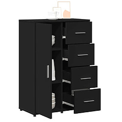 Acheter vidaXL Buffets 2 pcs noir 60x31x84 cm bois d'ingénierie