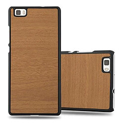 Cadorabo Coque Huawei P8 LITE 2015 Etui en Marron