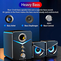 Acheter Universal Accueil Système de cinéma Caixa de som PC Bass Subwoofer Bluetooth haut-parleur Bluetooth Haut-parleurs Musique Boombox Desktop Laptop Altavoces TV | Haut-parleurs combinés