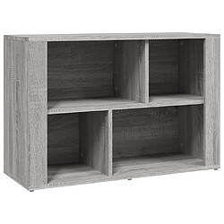 vidaXL Buffet Sonoma gris 80x30x54 cm Bois d'ingénierie