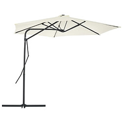 Avis Maison Chic Parasol Jardin | Parasol d'extérieur avec poteau en acier 300 cm Sable - GKD20318