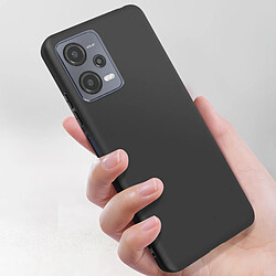 Avis Avizar Coque pour Xiaomi Redmi Note 12 5G Silicone Gel Flexible Fine et Légère Noir