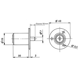 Avis Batteuse 14400-01 1/2 tour gauche - RONIS - 52350