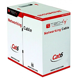 Techly ITP6-CCA-305-BL câble de réseau Bleu 305 m Cat6 U/UTP (UTP)