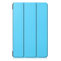 Etui en PU triple pli avec support bleu ciel pour votre Samsung Galaxy TAB A 10.1 2019 SM-T510/SM-T515