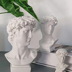 Acheter David Head Plant Pot Fleur Vase Buste Décoratif Statue Planter 11.5 CM