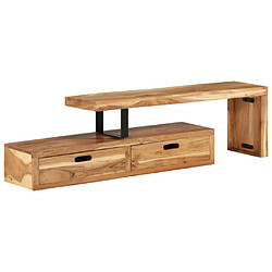 Maison Chic Meuble TV scandinave - Banc TV pour salon Bois d'acacia massif -MN65249