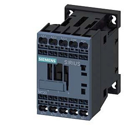 contacteur sirius - 12a - 3 pôles - 1f - 24v dc - siemens 3rt2017-2bb42 