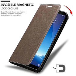 Cadorabo Coque Vivo Y71 Etui en Brun pas cher