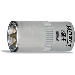 Hazet 850-E7 Douille carré creux 6,3 mm torx extérieur Taille E?7 longueur 25 mm