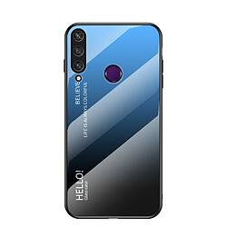 Coque en TPU dégradé de couleur bleu/noir pour votre Huawei Y6p