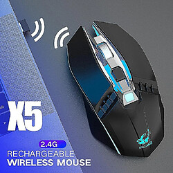 Universal Souris de jeu rechargeable X5 LED sans fil à LED silencieux USB souris ergonomique optique le sens de pas cher