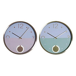 Horloge Murale DKD Home Decor Pendule (2 pcs)