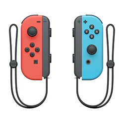 Console Nintendo Switch - Modele OLED • Bleu Néon & Rouge Néon + Mario Kart 8 Deluxe (Code) + 3 mois d'abonnement NSO (Code) pas cher