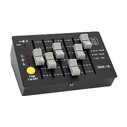 Ledkia Contrôleur Console DMX512 24 Canaux Rechargeable Noir